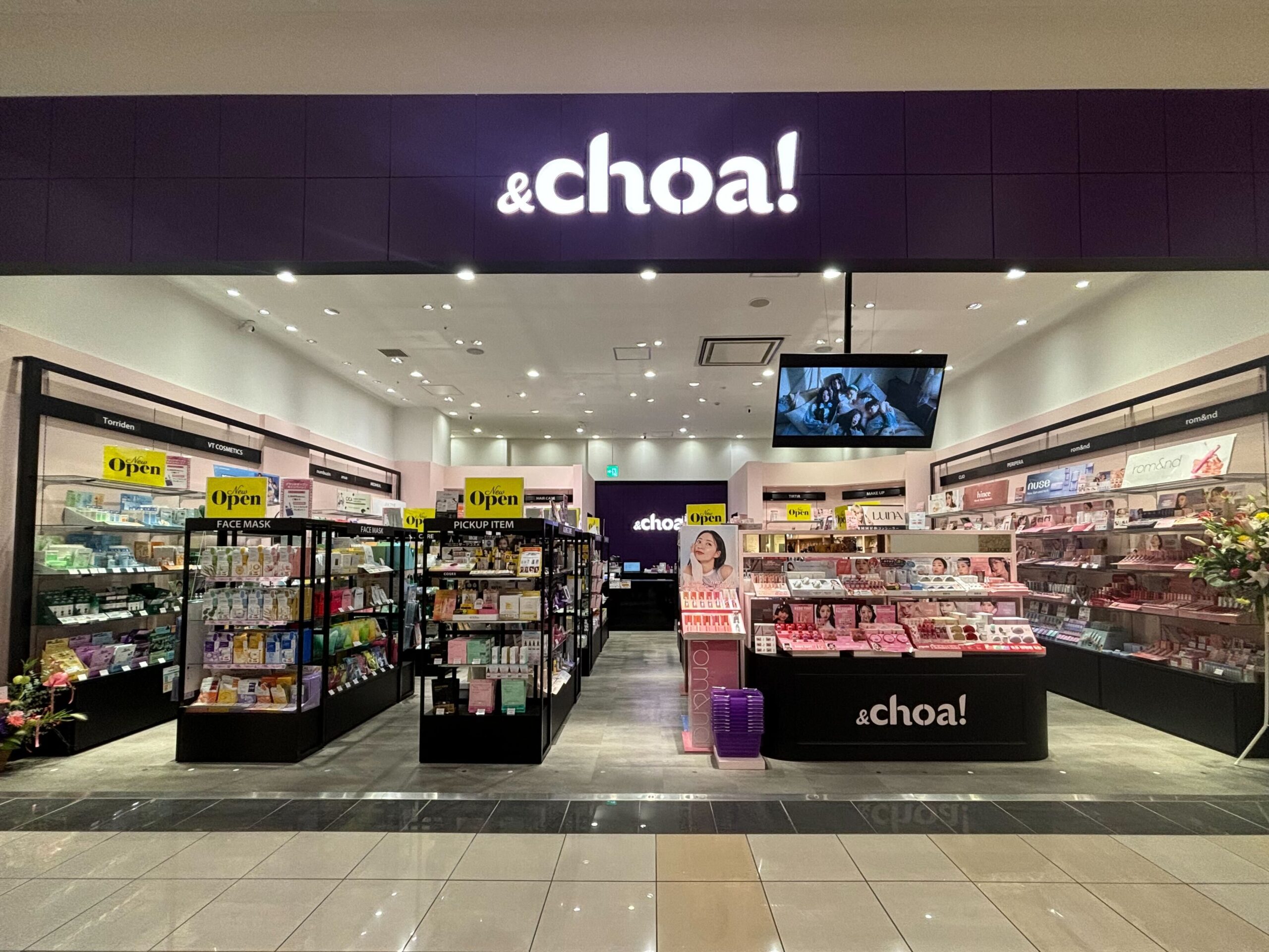 韓国コスメセレクトショップ「&choa!」が、岐阜県内2店舗目をオープン︕（&choa!16店舗目）